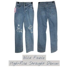 NWT Wild Fable High-Rise Straight Denim